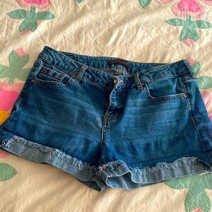 Denim shorts